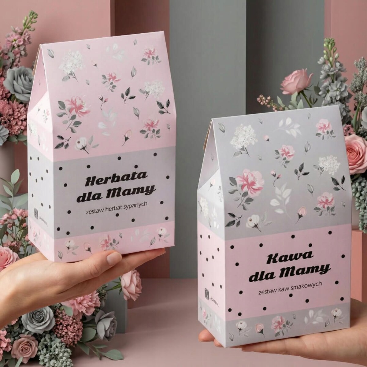 ZESTAW PREZENTOWY UPOMINKOWY NA DZIEŃ MATKI URODZINY DLA MAMY TEŚCIOWEJ - MIX 10 RÓŻNYCH KAW SMAKOWYCH DESEROWYCH MIELONYCH ARABICA