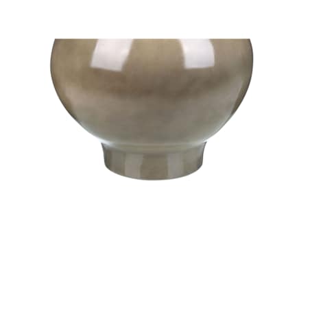 Wazon na kwiaty z terakoty 31 cm beżowoszary MAGAN