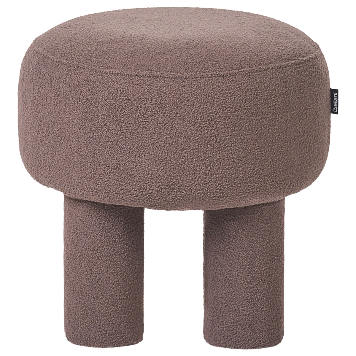 Stołek CANBY Boucle Brązowy