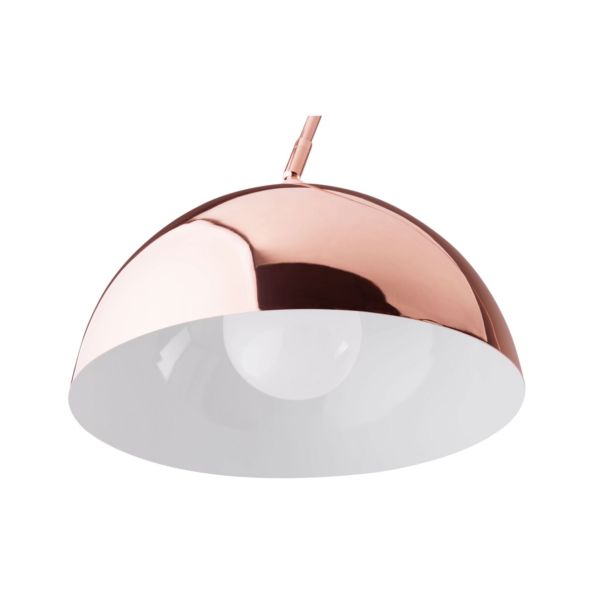 Lampa podłogowa metalowa miedziana CANDELLA