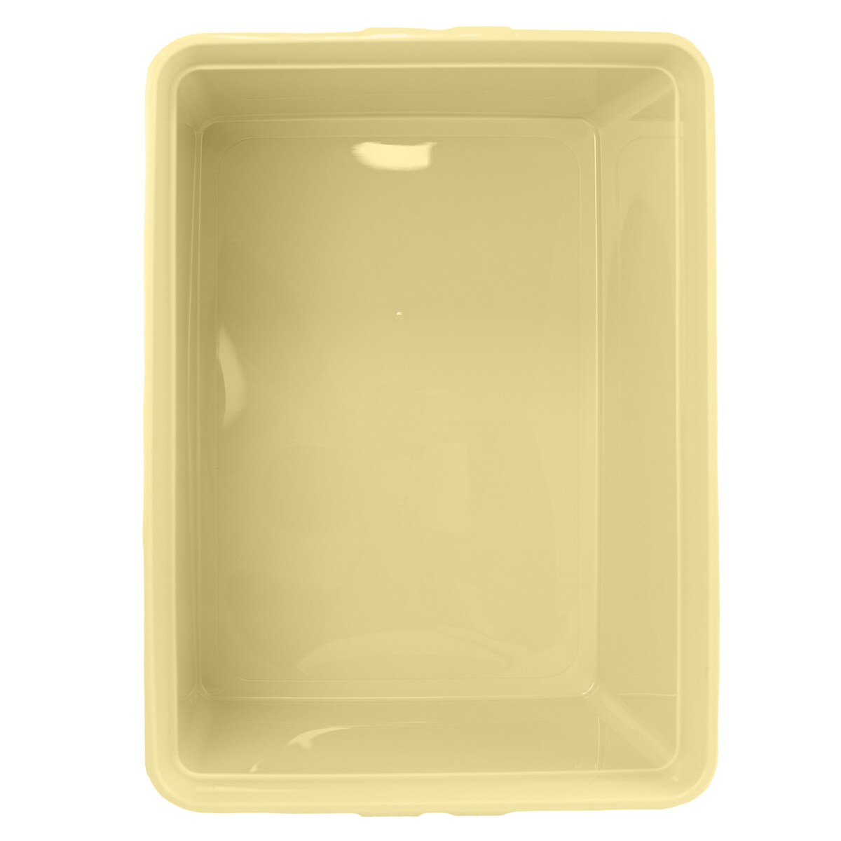 Pojemnik Plastikowy Na Zabawki Z Pokrywą 15 L Zamykany Do Pokoju Dzieci Żółty