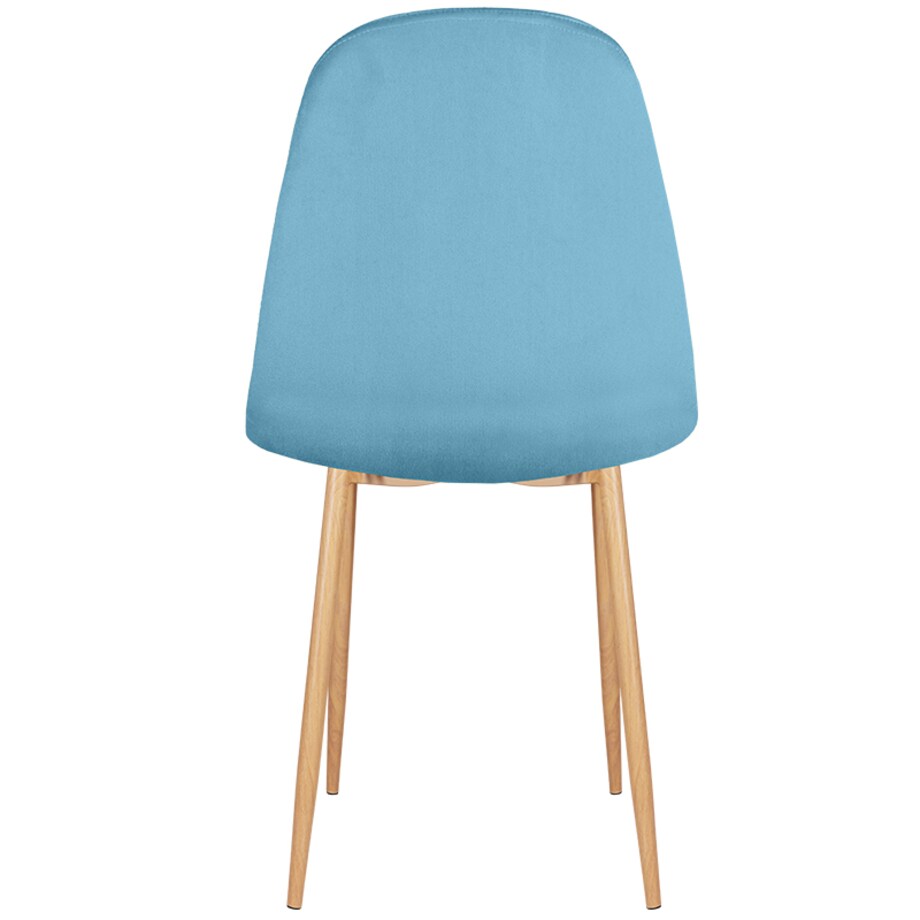 Krzesło tapicerowane turkusowe welurowe pikowane nowoczesne do salonu