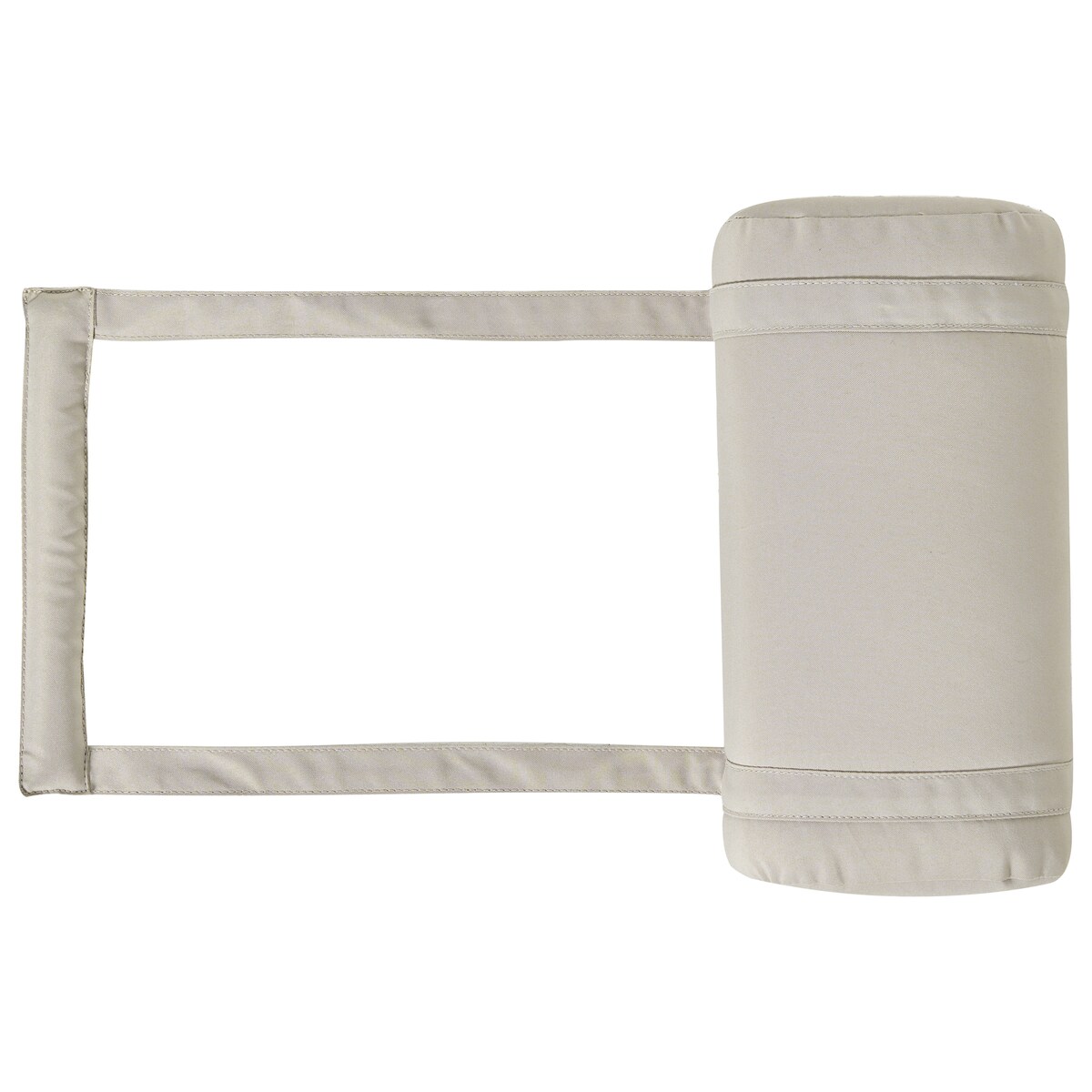 Poduszka na leżak ogrodowy CESANA PREMIUM 192 x 56 cm Beżowoszary