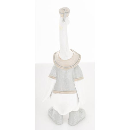 Dekoracja - biała gąska 15x5,5x7 cm GOOSE