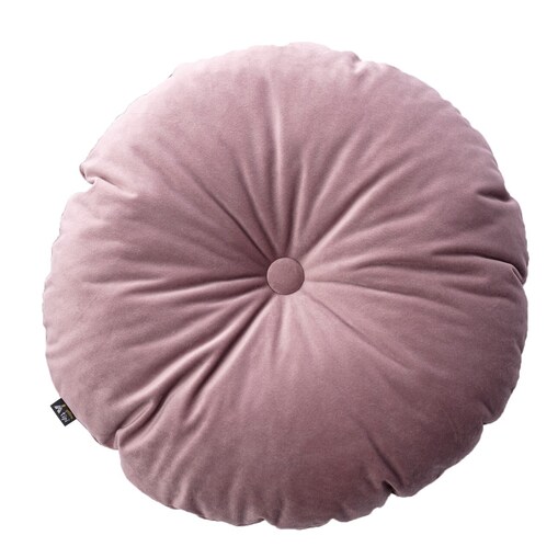 Poduszka Candy Dot, zgaszony róż, 37 cm, Posh Velvet