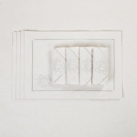 Podkładki Jingle Bells Silverline - 4 sztuki