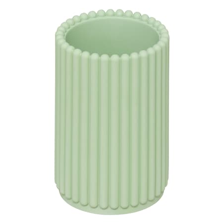 Szczotka toaletowa TIVILI 37x9 cm z pojemnikiem zielony