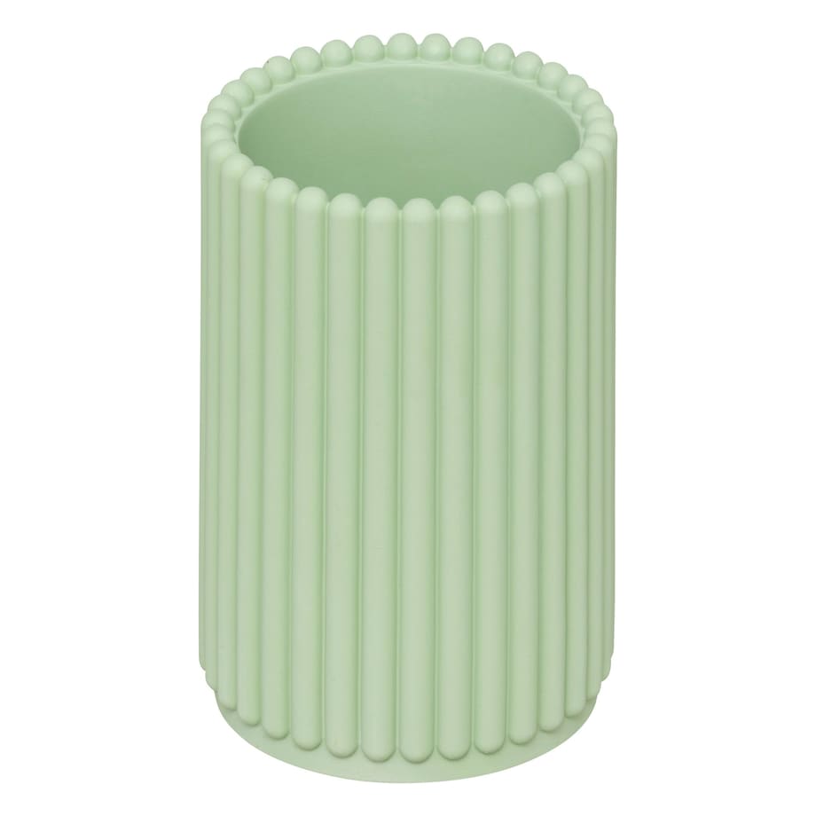 Szczotka toaletowa TIVILI 37x9 cm z pojemnikiem zielony