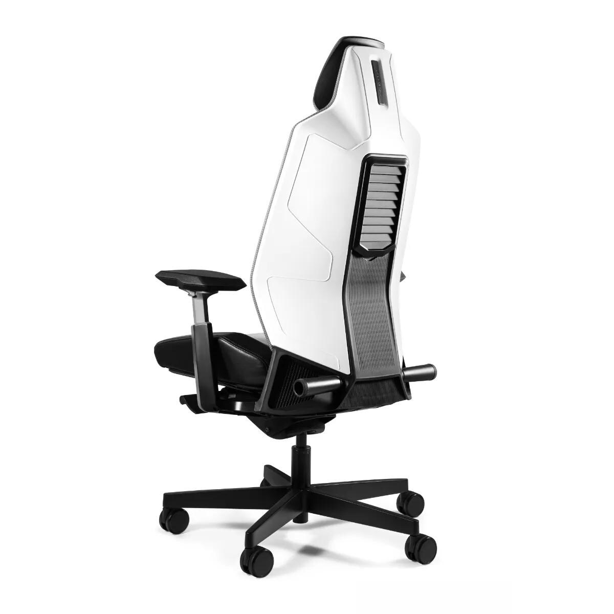 Fotel biurowy RONIN biały/szary siatka