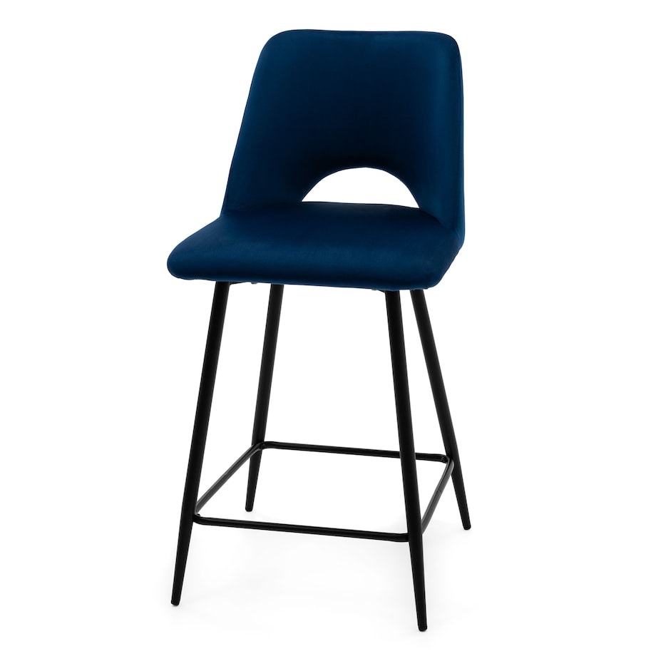 HOKER TAPICEROWANY WELUROWY DO SALONU JADALNI BAROWY NOWOCZESNY ORO GRANATOWY