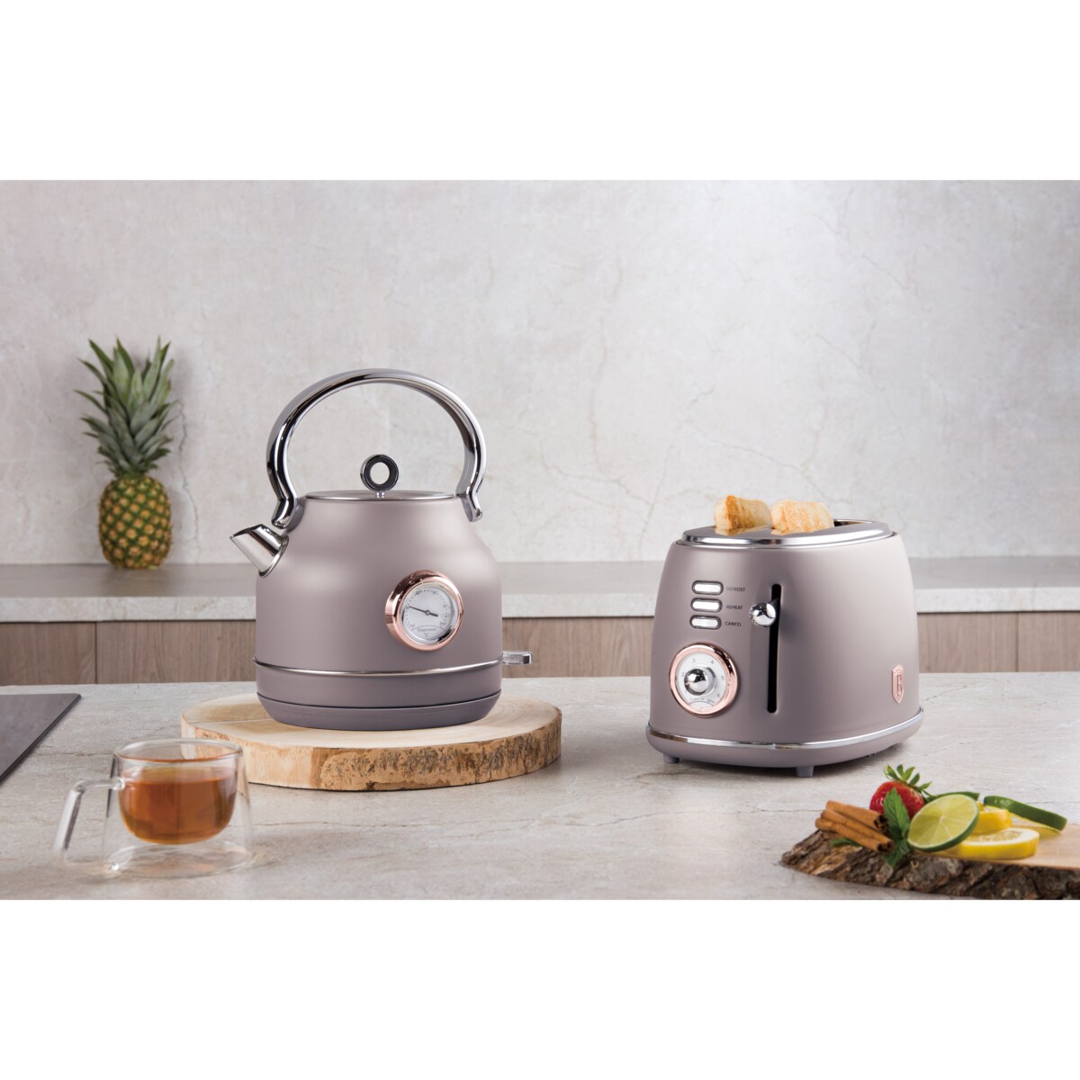 Toster opiekacz 850W BerlingerHaus Taupe BH-9518