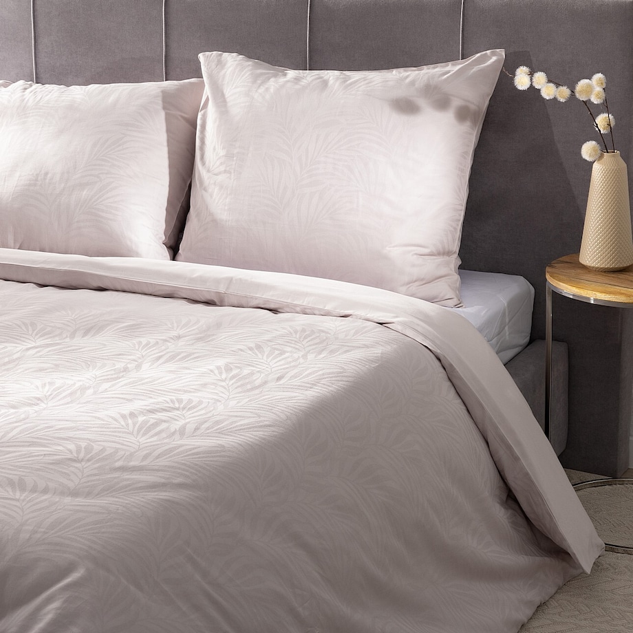 Pościel z satyny żakardowej Soft Sand 160x200 cm, 160x200 cm