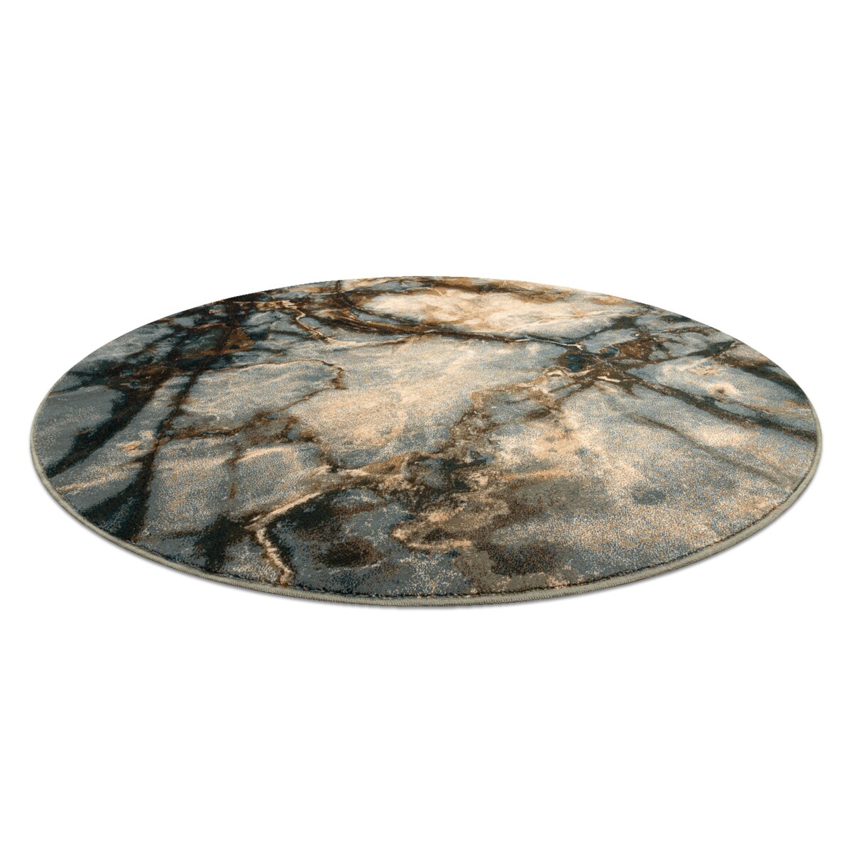 Dywan wełniany OMEGA ELIAN koło Marmur iron koło 200 cm