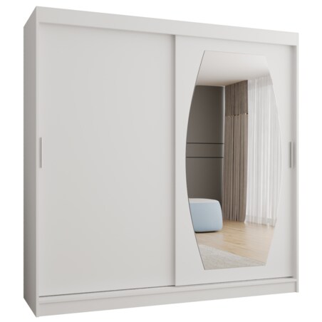 Szafa przesuwna ROSSA 200 biały