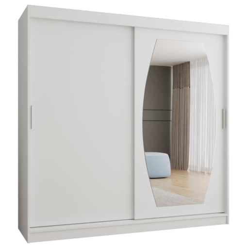 Szafa przesuwna ROSSA 200 biały