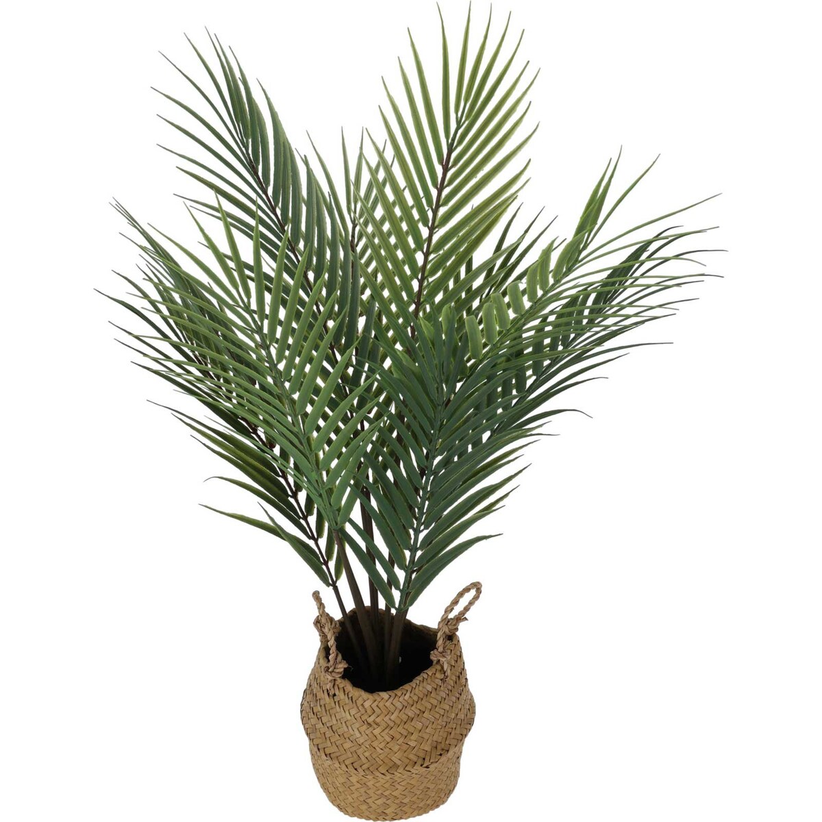 Sztuczna roślina palma w koszyku, 64 cm
