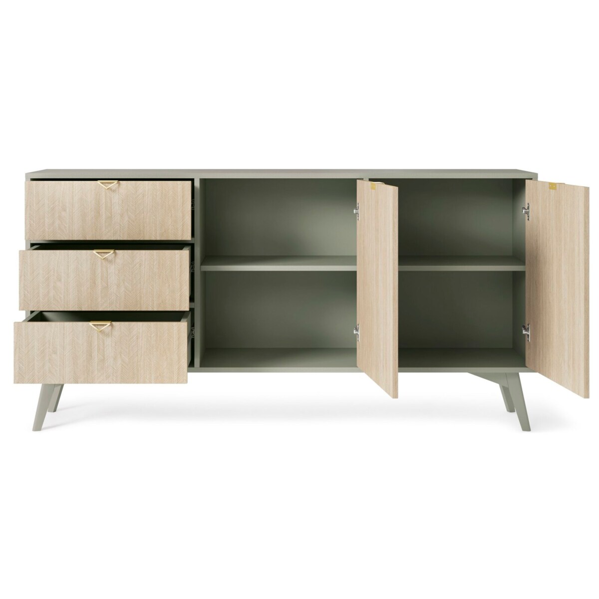 Komoda Sage 3 szuflady, 2 szafki
