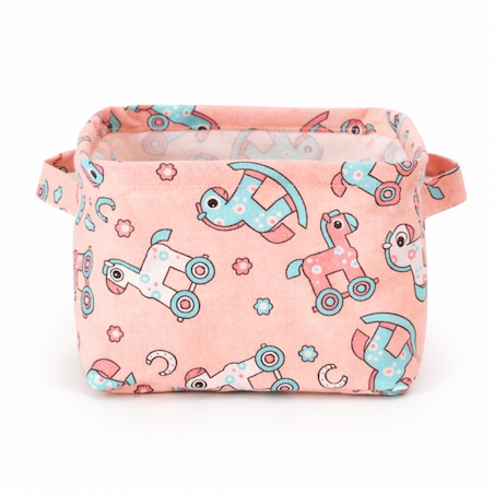 Pojemnik na zabawki, kosz materiałowy, worek na pranie KONIKI OR51WZ2