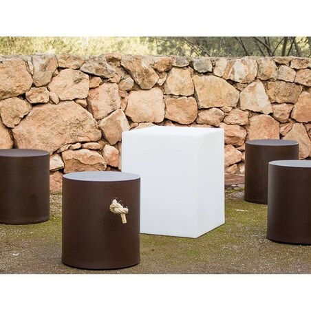 Balkonowa lampa stojąca Cuby LUMCB053OFNW King Home LED 7W 6000-6500K square IP65 biała