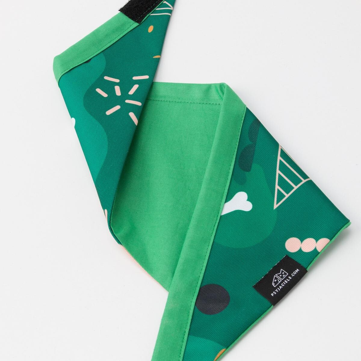 Bandanka "Psy na jawie" - Rozmiar: M, Rodzaj: Zapinana na szyi