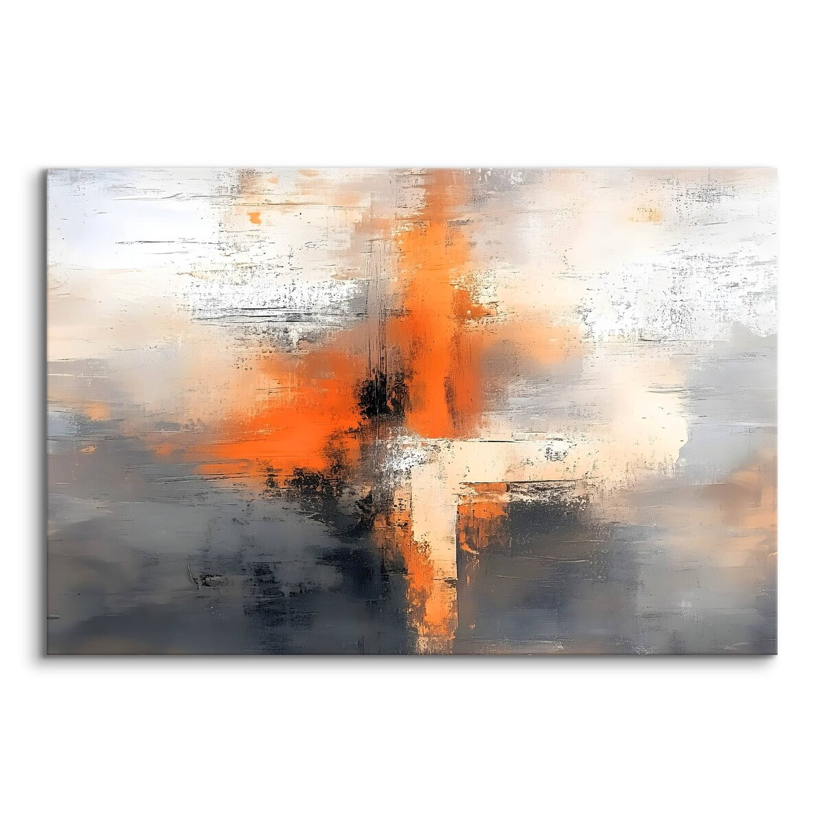 Obraz Na Płótnie Abstrakcja Mural Farba Nowoczesny Styl Glamour 70x50cm