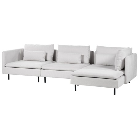 Narożnik modułowy lewostronny szary EGERIS