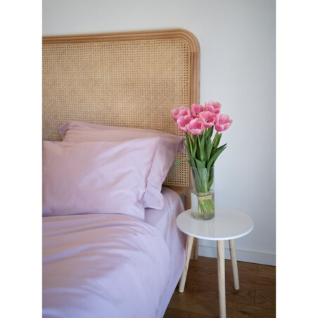 Pościel satynowa dusty pink 220/200 + 2 x 50/60 cm