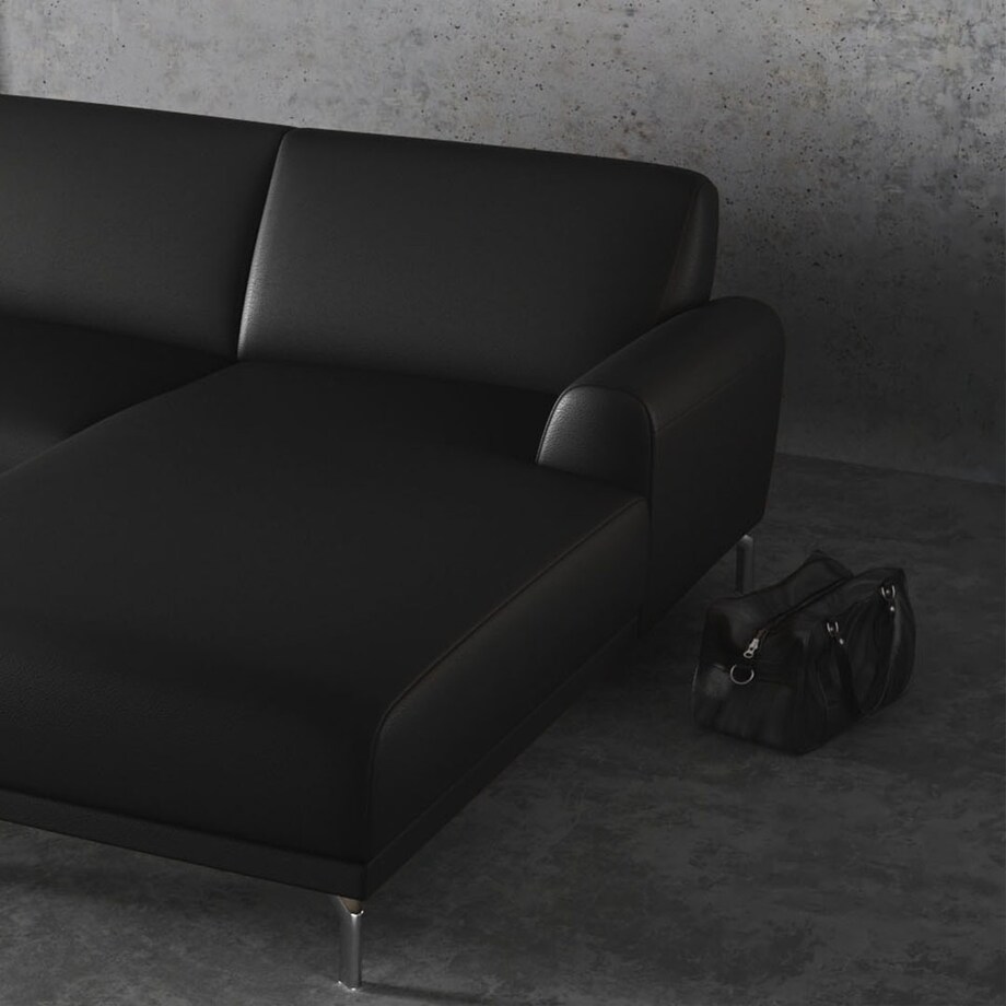 Sofa narożna Puzo ciemnoszara