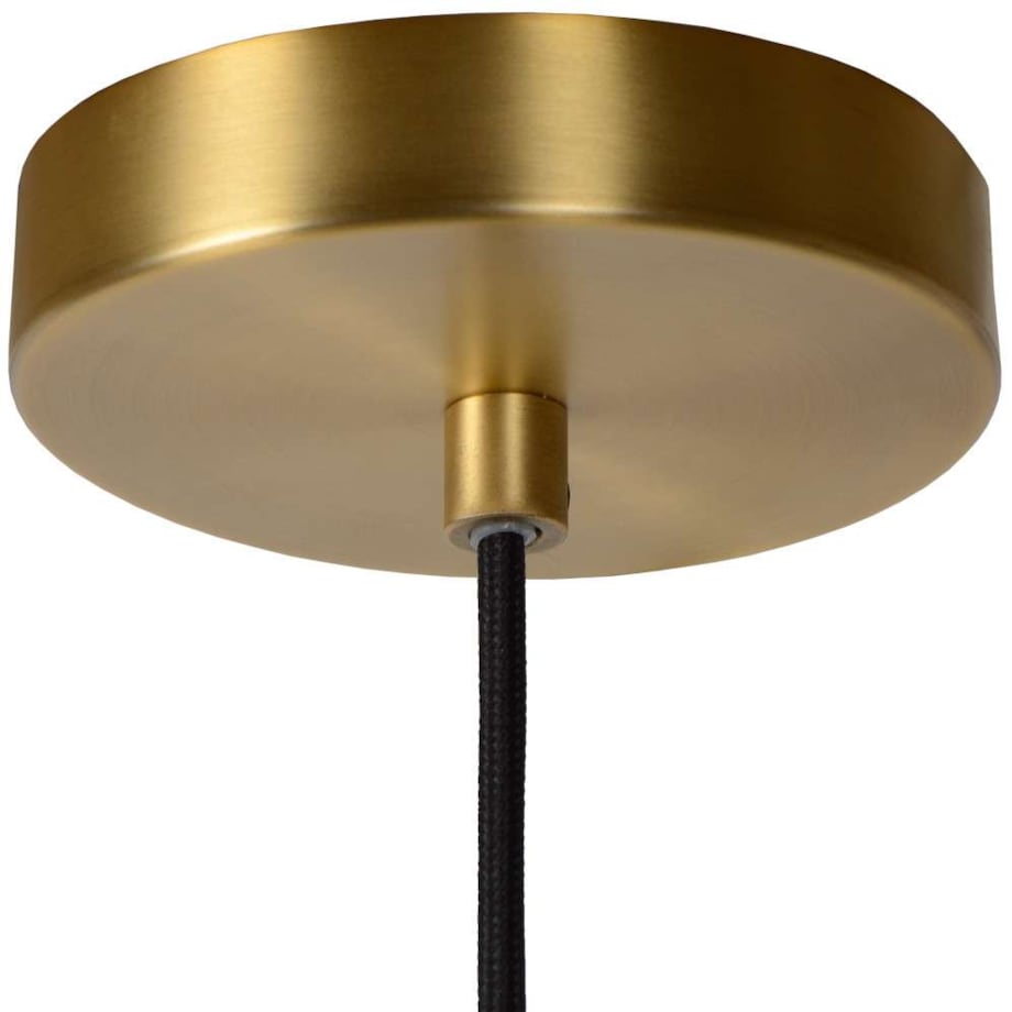 LAMPA wisząca MALOTO 45386/20/33 Lucide loftowa OPRAWA szklany zwis zielony mosiądz