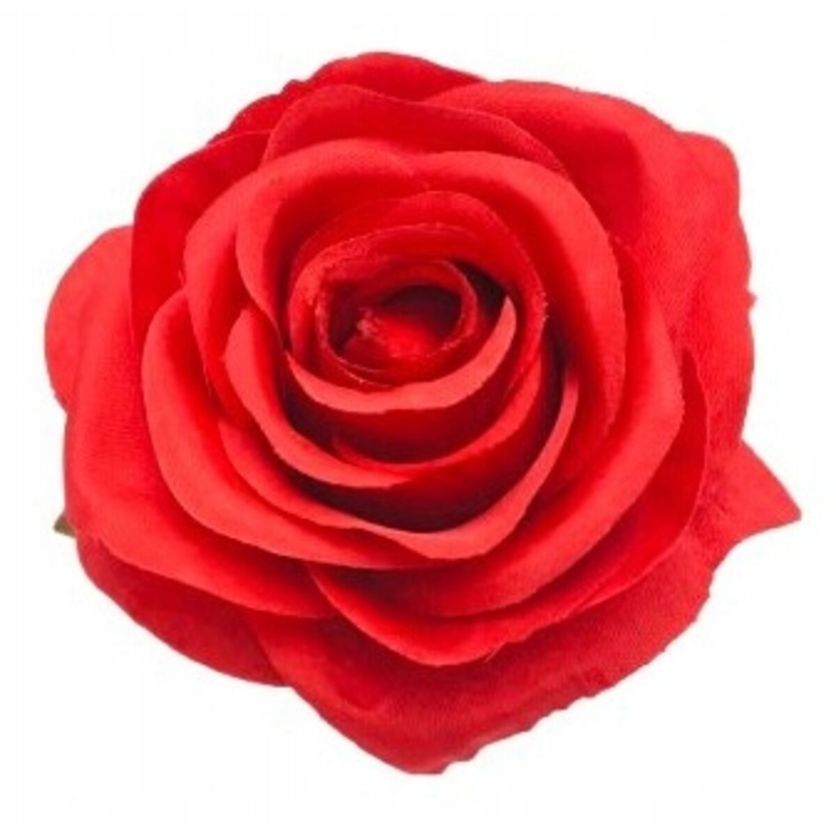 Róża CZERWONA sztuczna wyrobowa do wiązanek stroik główka pąk kwiaty 6szt