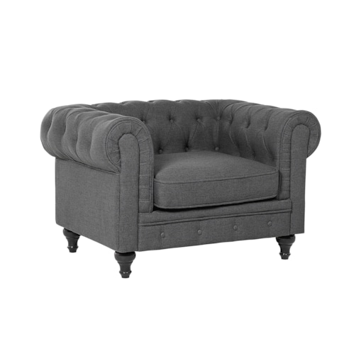 Fotel CHESTERFIELD Szary