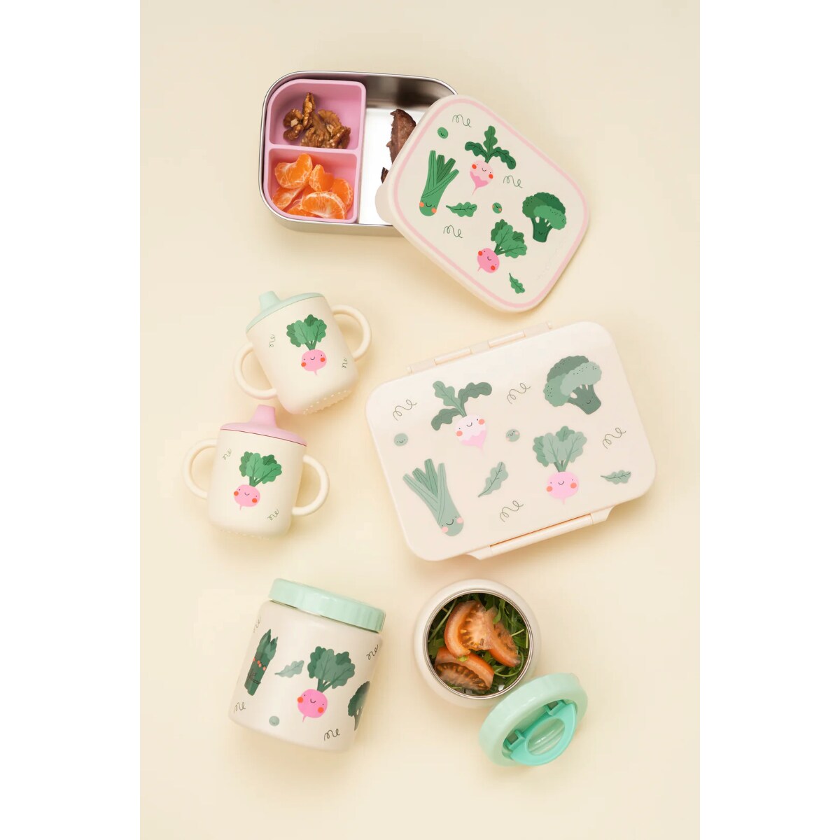 THE COTTON CLOUD śniadaniówka dla dzieci, Veggie Pals