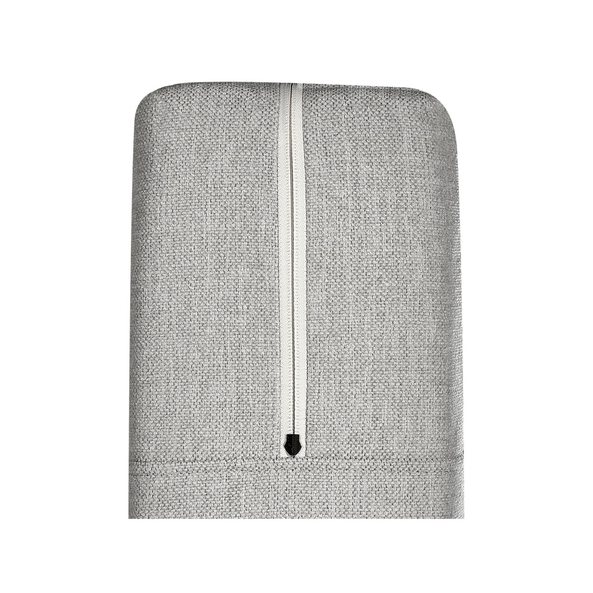 Łóżko kontynentalne z pojemnikami 180 x 200 cm jasnoszare ARISTOCRAT