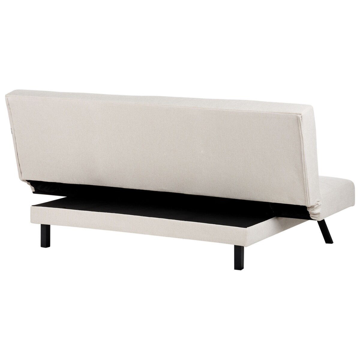 Sofa rozkładana biała LEEDS