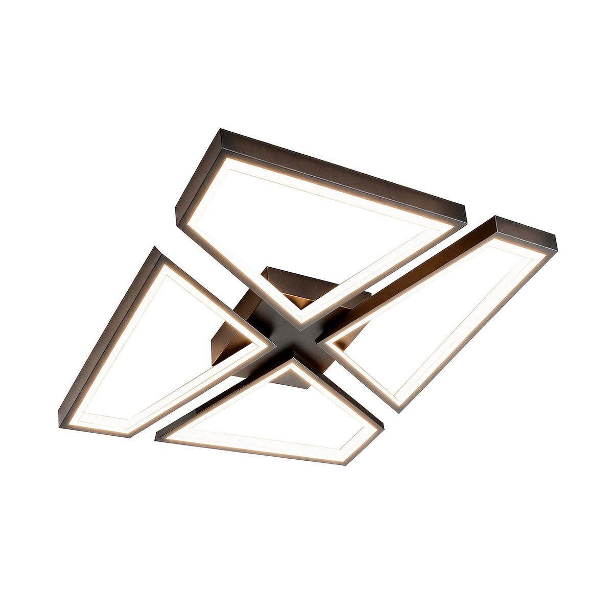 Plafon Light Prestige Nivra czarny LED CCT 3000K/4000K/6000K (regulowana) 1 szt.