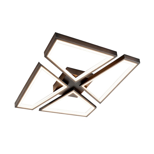 Plafon Light Prestige Nivra czarny LED CCT 3000K/4000K/6000K (regulowana) 1 szt.