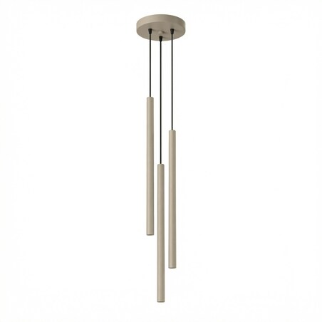 Lampa wisząca PASTELO 3P taupe