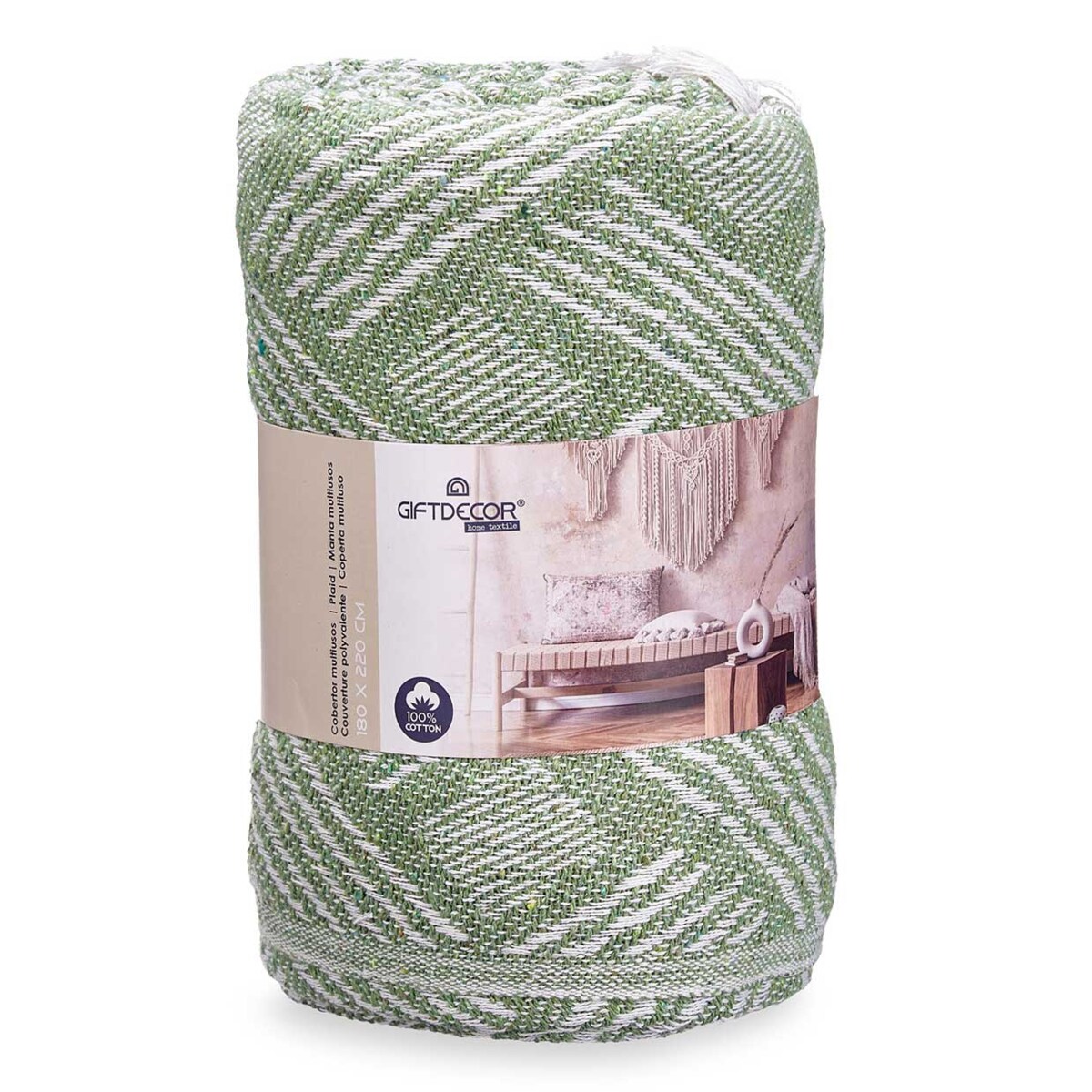 Narzuta bawełniana, 180 x 220 cm