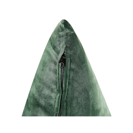 Narożnik welurowy lewostronny zielony GRENA