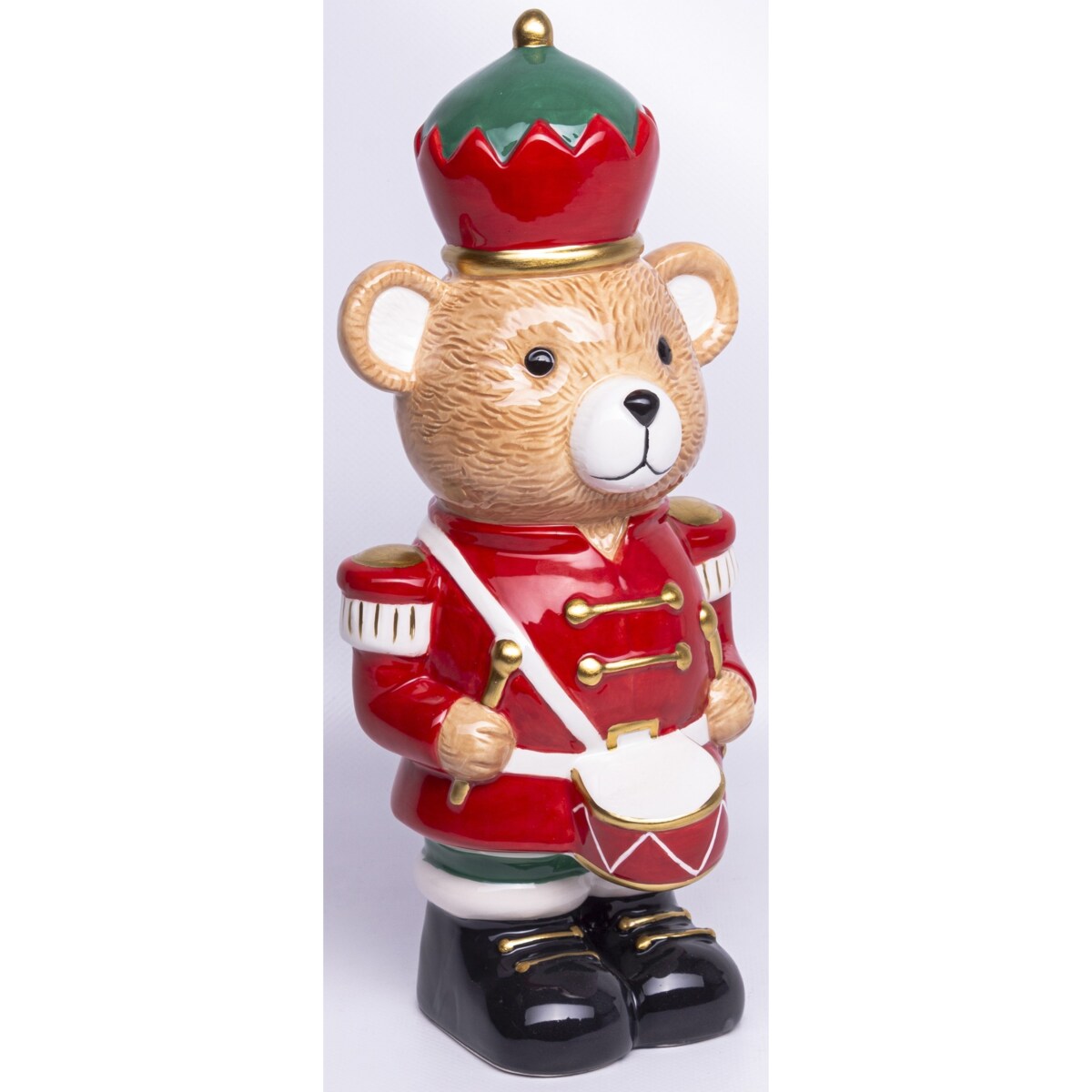 Figurka niedźwiadek 30x1312 cm USO z w czerwonym mundurze