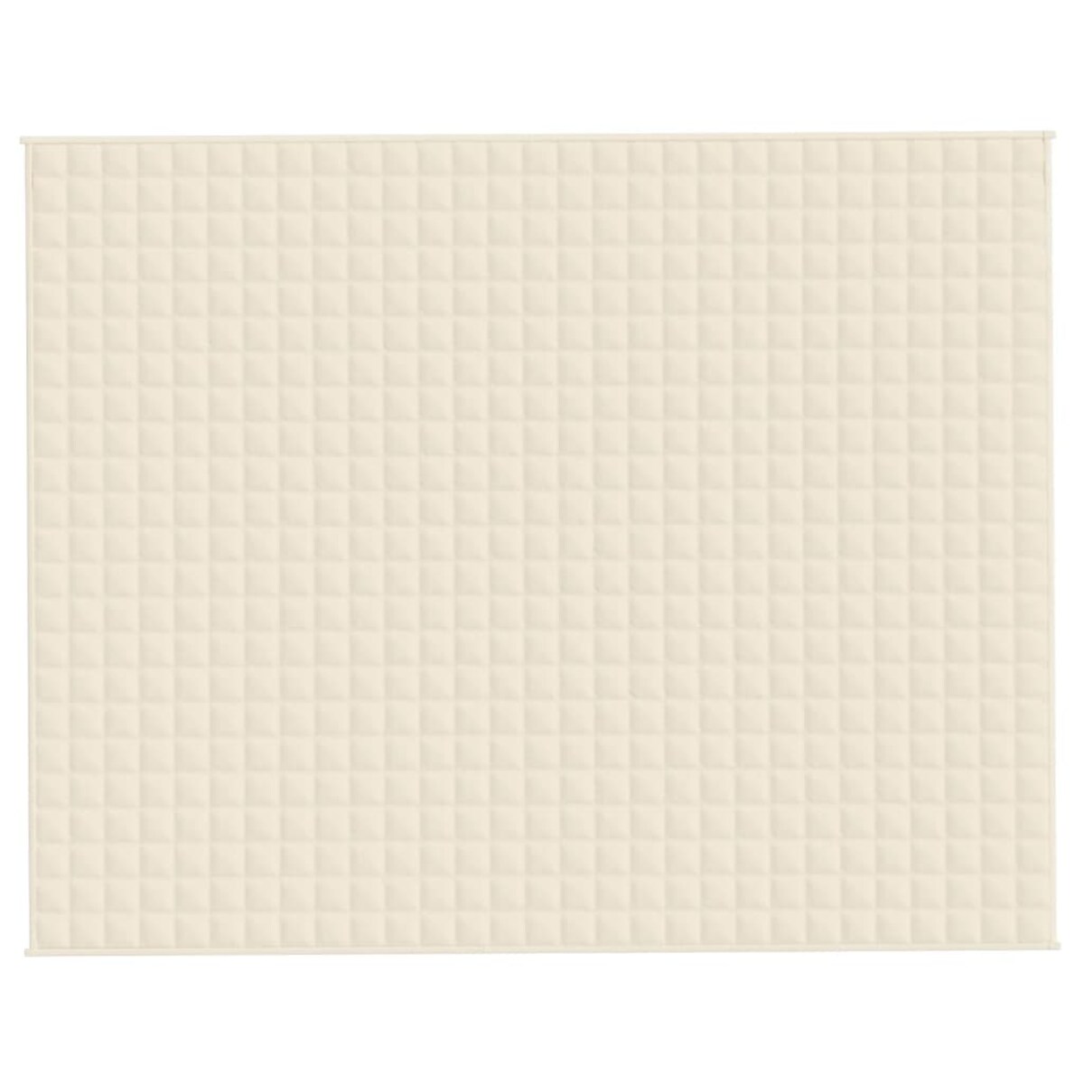 vidaXL Koc obciążeniowy, kremowy, 235x290 cm, 11 kg, tkanina