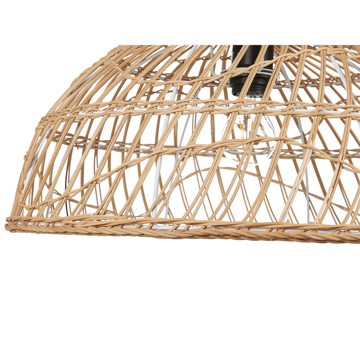 Lampa wisząca rattanowa naturalna RAVINE