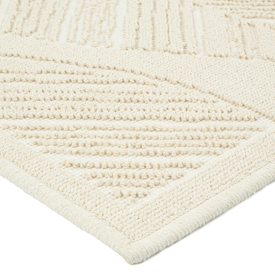 Dywanik łazienkowy Lino 60x90 cm bawełniany boho beżowy