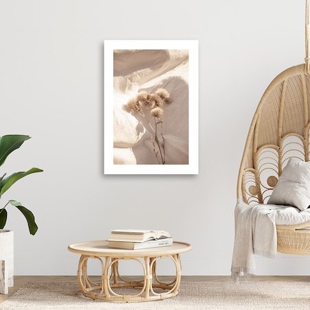 Obraz na płótnie, Delikatne suche kwiaty