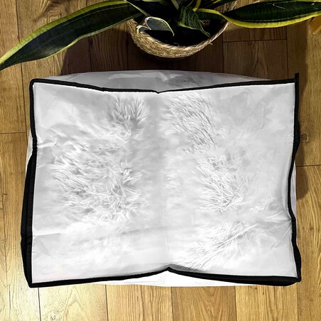 Pokrowiec Worek Do Przechowywania Ubrań Pościeli Zamykany 60X45X30 Cm