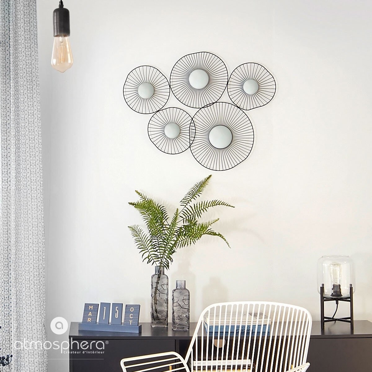 Lustro dekoracyjne WIRED, 78 x 58 cm