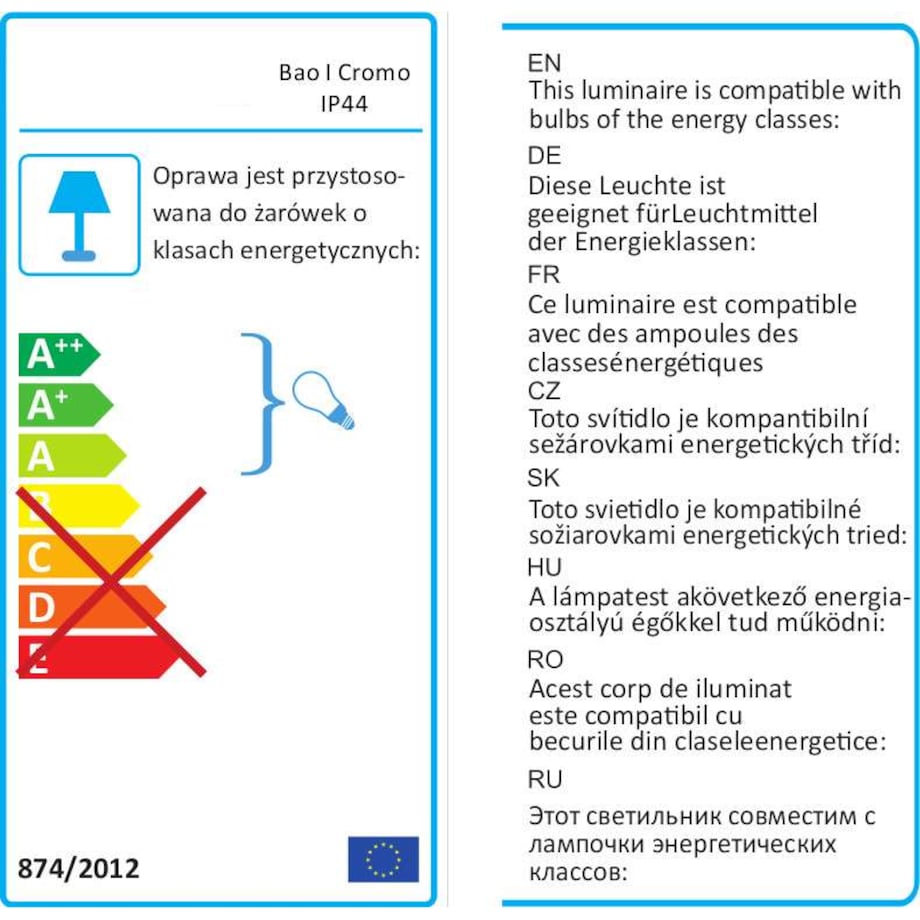 Lampa wisząca Bao I Cromo IP44 Orlicki Design łazienkowa OPRAWA szklana kula ZWIS ball IP44 chrom biały