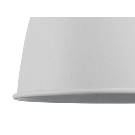 Lampa wisząca metalowa biała NARMADA