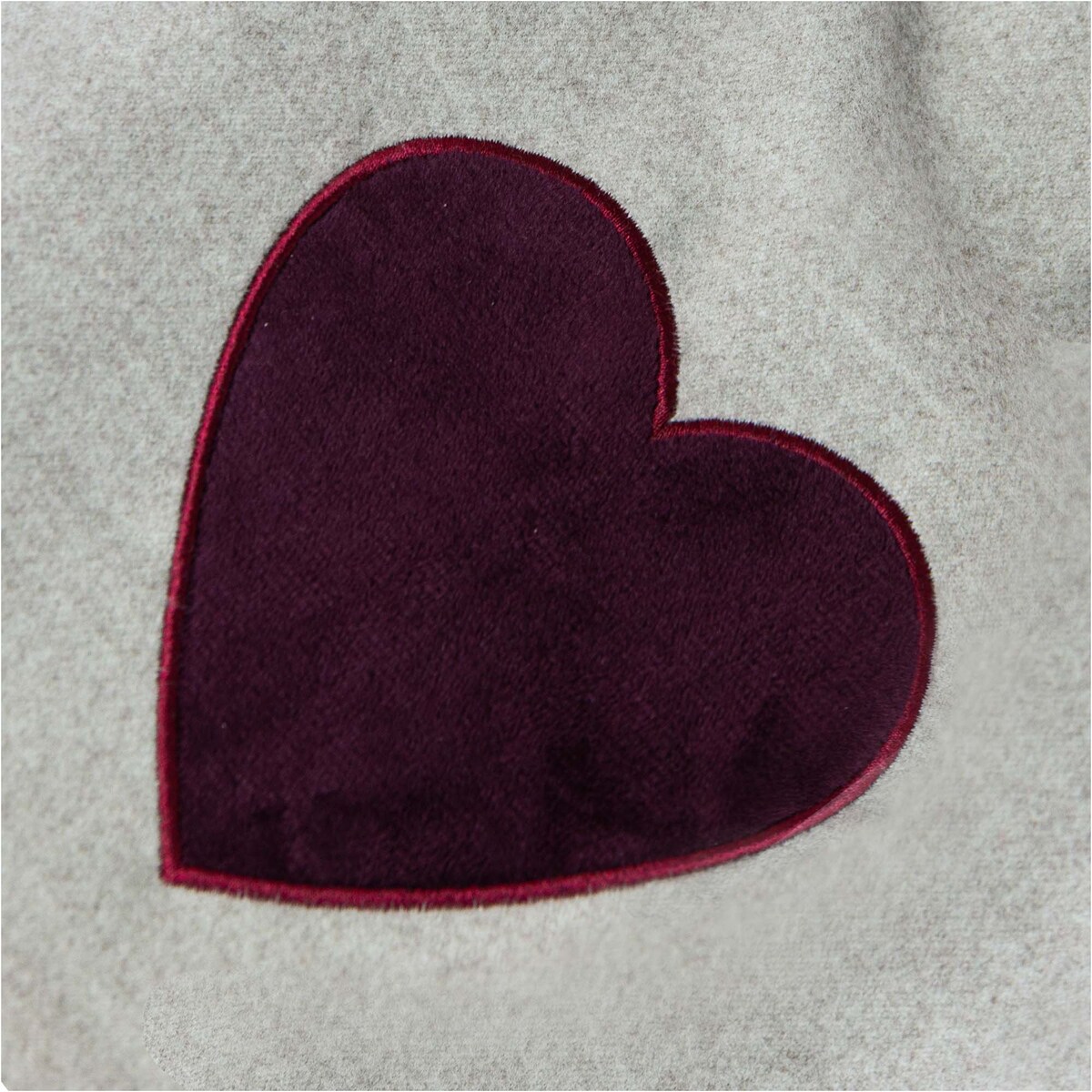 Termofor Duży 1.75L W Pokrowcu W Sweterku Ogrzewacz Na Wodę Serce Szary