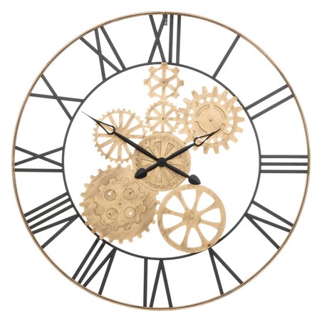 Zegar ścienny duży Isea, widoczny mechanizm, Ø 90 cm